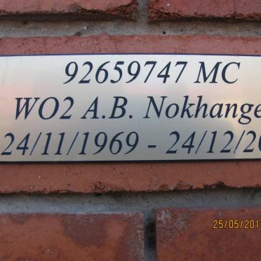 NOKHANGELA A.B. 1969-2007
