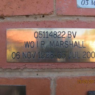 MARSHALL R. 1928-2005