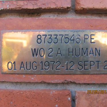 HUMAN A. 1972-2003