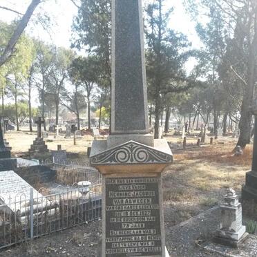 ASWEGEN Henning Jacobus, van -1927