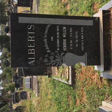 ALBERTS Hendrik Willem 1911-1965