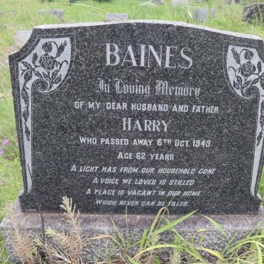BAINES Harry -1943