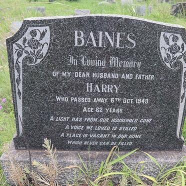 BAINES Harry -1943