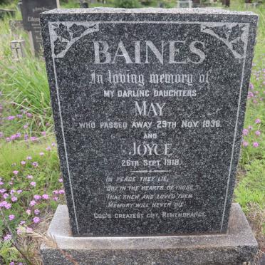 BAINES May -1936 :: BAINES Joyce -1918
