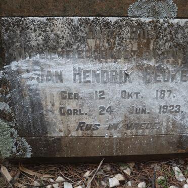 BEUKES Jan Hendrik 1871-1923