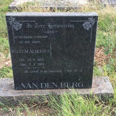 BERG Willem Albertus, van den 1883-1964