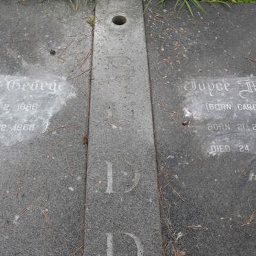 BUDD Frank George 1886-1968 &amp; Joyce Mary nee CARDING 1905-1989 