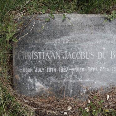 BOIS Christiaan Jacobus, du 1887-1944