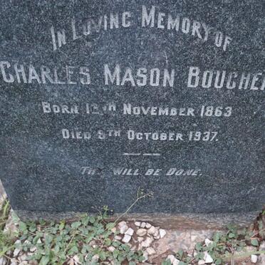 BOUCHER Charles Mason 1863-1937
