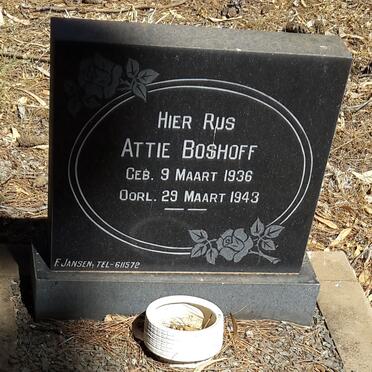 BOSHOFF Attie 1936-1943