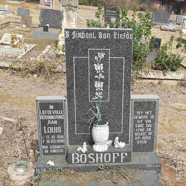 BOSHOFF Louis 1941-1995