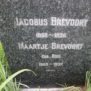 BREVOORT Jacobus 1868-1936 &amp; Maartje BOS 1869-1937