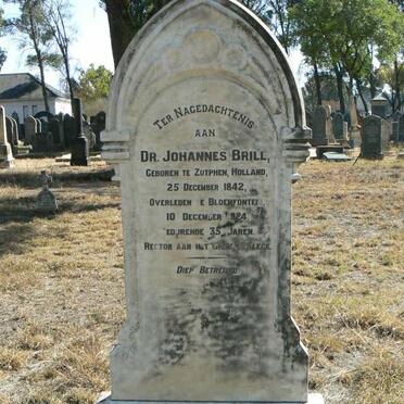 BRILL Johannes 1842-1924