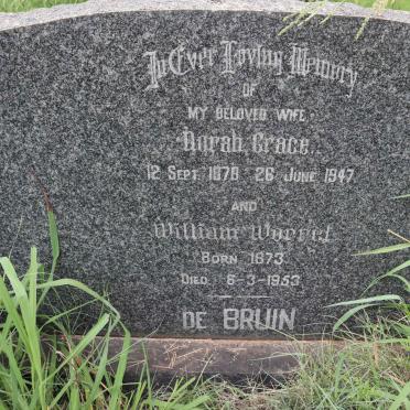 BRUIN William Worrel, de 1873-1953 &amp; Dorah Grace 1878-1947