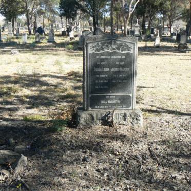 CLUS Jacobus Francois, le 1847-192? &amp; Sibella Louisa ROBERTS 185?-19?? :: LE CLUS Lucea Margaretha 1875-1941