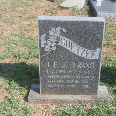 COETZEE J.F.J. 1888-1963