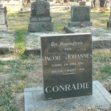 CONRADIE Jacob Johannes 1894-1936