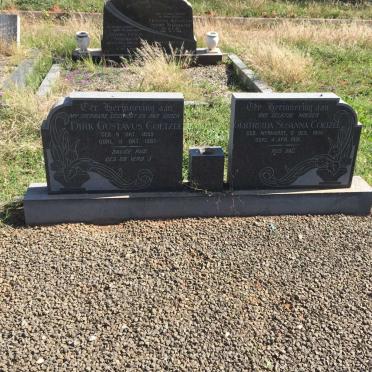 COETZEE Dirk Gustavus 1895-1967 &amp; Gertruida Susanna MYNHARDT 1906-1991