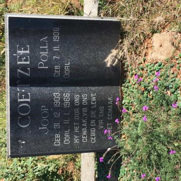 COETZEE Joop 1903-1966 &amp; Polla 1908-