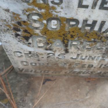 CARELSE Sophia C. 1932-1935