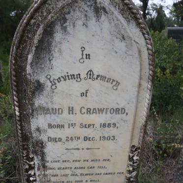 CRAWFORD Maud H. 1889-1903