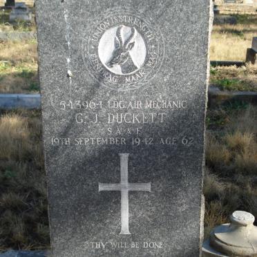 DUCKETT G.J. -1942