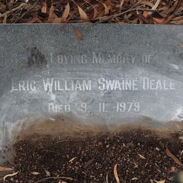 DEALE Eric William Swaine -1979
