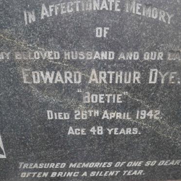 DYE Edward Arthur -1942