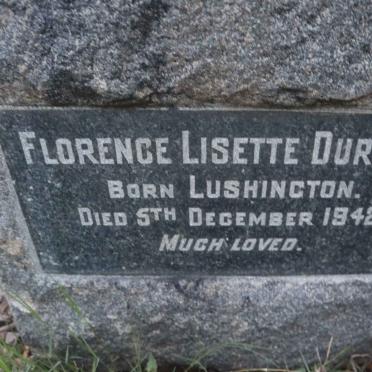 DURHAM Florence Lisette -1942
