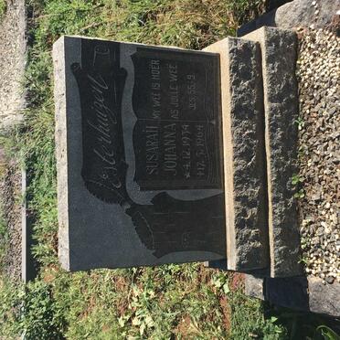 ESTERHUIZEN Susarah Johanna 1934-1964