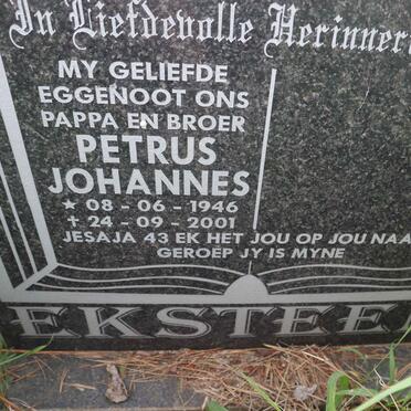 EKSTEEN Petrus Johannes 1946-2001
