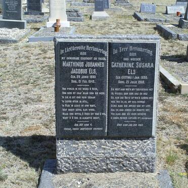 ELS Marthinus Johannes Jacobus 1893-1942 &amp; Catherine Susara BOTHA 1890-1950