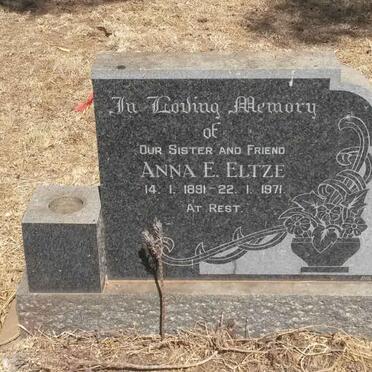 ELTZE Anna E. 1891-1971
