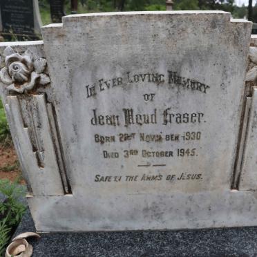 FRASER Jean Maud 1930-1945