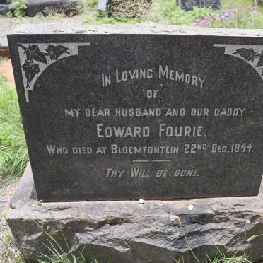FOURIE Edward -1944