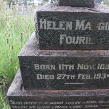 FOURIE Helen Maggie 1899-1934