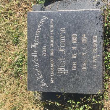 FOURIE Piet 1890-1964