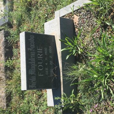 FOURIE Heila Magdalena Jacoba 1900-1993