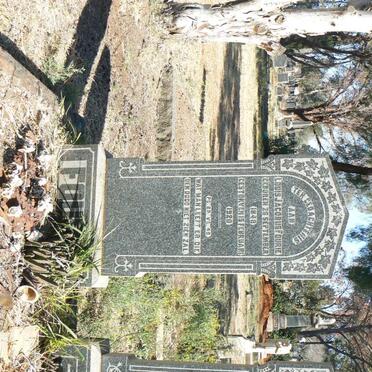 FOURIE Louis Jacobus 1848-1920 &amp; Martha Francina VAN AARDT 1861-1935