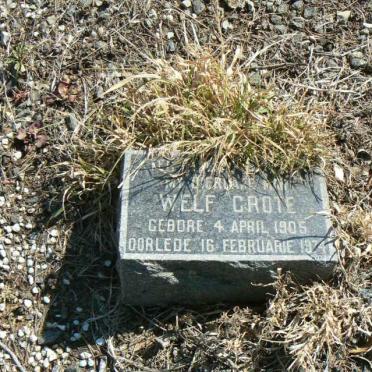 GROTE Welf 1905-1974