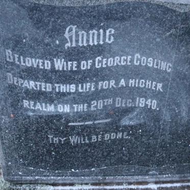 GOSLING Annie -1940