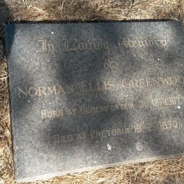 GREENWOOD Norman Ellis 1907-1970