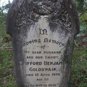 GOLDSWAIN Clifford Benjamin -1934