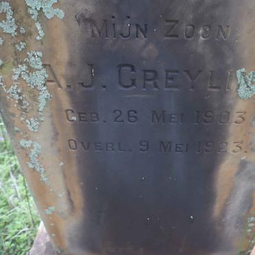 GREYLING A.J. 1903-1923