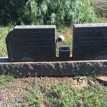 GOUWS Christiaan Gabriel 1890-1964 &amp; Johanna Albertina Christina 1890-1970