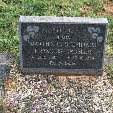 GROBLER Marthinus Stephanus Francois 1889-1964