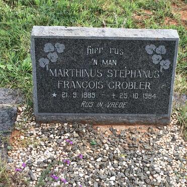 GROBLER Marthinus Stephanus Francois 1889-1964