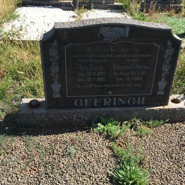 GEERINGH Jan Harm 1897-1965 &amp; Johanna Catharina PULLEN 1919-1993