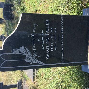 GOOSEN Wesselina Pauline 1906-1979