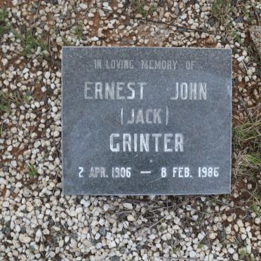 GRINTER Ernest John 1906-1986